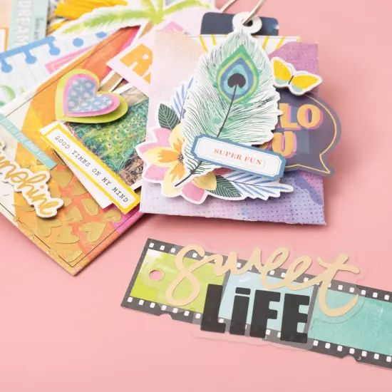 Vicki Boutin Sweet Rush Tag Mini Journal 13/Pkg-Die-Cut Tags W/Ring {4}