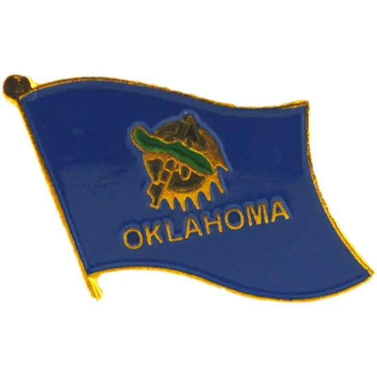 Oklahoma Flag Pin 1" {1}
