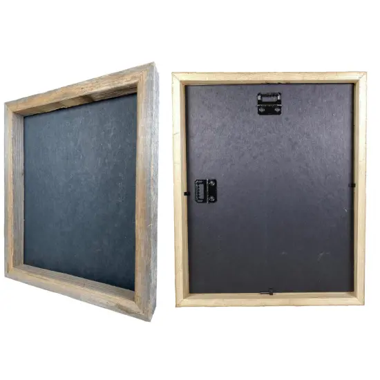 Rustic Farmhouse Signature Series Reclaimed Solid Wood Deep Inset Picture Frame {6}