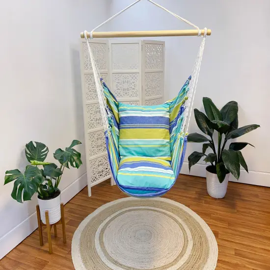 Calloway Mills Ocean Breeze Hammock Chair + 2 Pillow set {3}