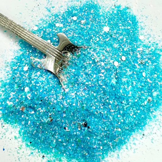 Echo Dolphin Lisa Frank-Inspired Resin Rockers Exclusive Premium Pixie for Poxy Custom Fluffy Chunky Glitter Mix {1}