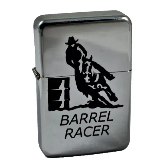 Lighter - Barrel Racer High Polish Chrome {1}