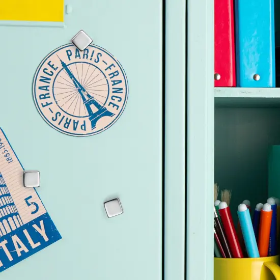 Wrapables Cube Neodymium Magnets, Strong Magnets for Refrigerator, Whiteboards, Crafts, Science Projects (Large) {6}