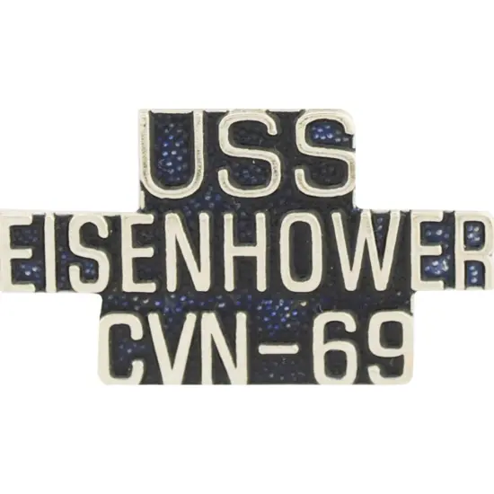 U.S. Navy USS Eisenhower CVN-69 Pin 1" {1}