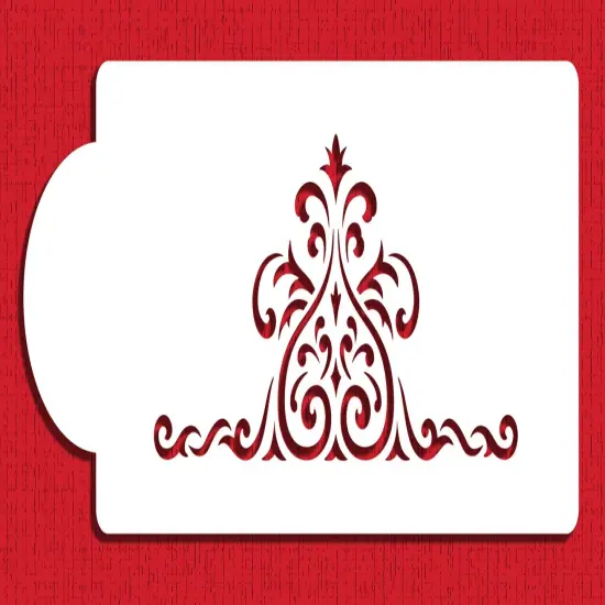 Elaine's Cake Stencil Tier #1 | C592 by Designer Stencils | Cake Decorating Tools | {2}