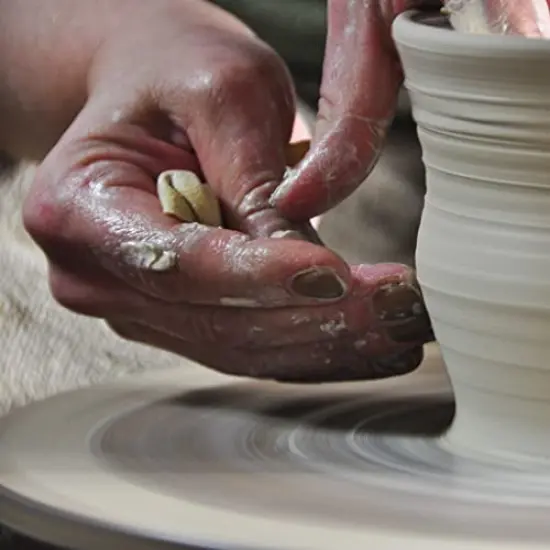 Penguin Pottery - Pre-Cut Suede Chamois for Smoothing Pot Rim - Super Soft - Small Size - Fits in your palm -Set of 5- {5}