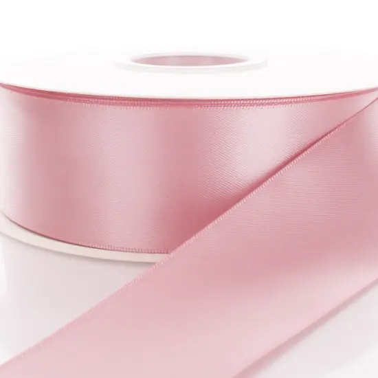 1.5" Double Faced Satin Ribbon Dusty Rose {1}