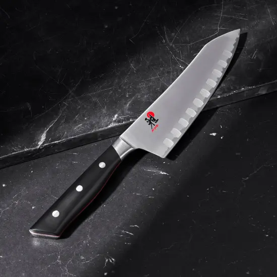 Miyabi Evolution 7-inch Rocking Santoku {3}