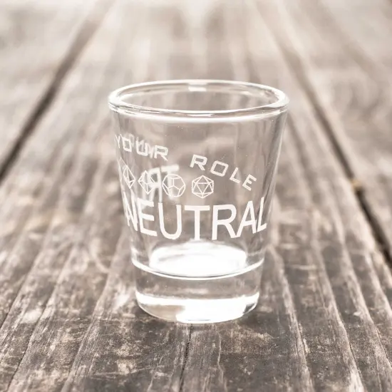 2oz True Neutral - Know Your Role - Shot Glass {1}