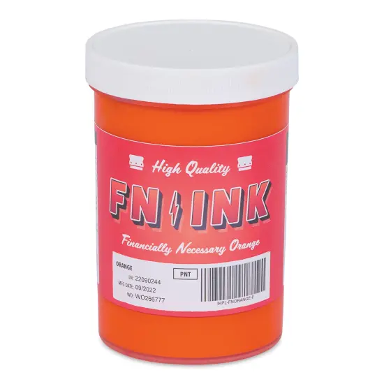 FN Ink Plastisol Screen Printing Ink - Orange, Pint {1}