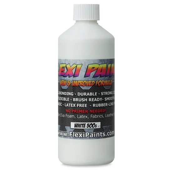 Flexi Paint Waterbased Flexible Cosplay Paint - White, 500 g (1.10 lb) {1}