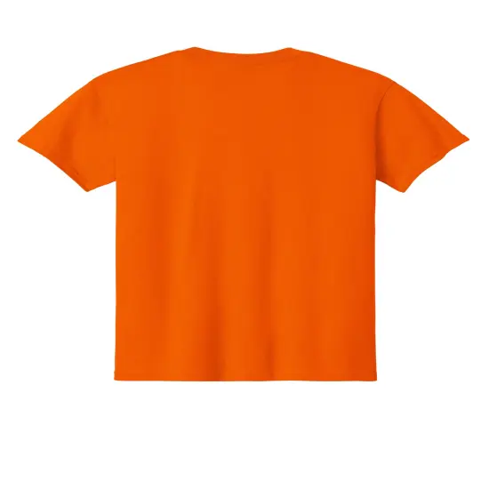 Gildan&reg; Heavy Cotton Crewneck Short Sleeve T-Shirt Safety orange {6}
