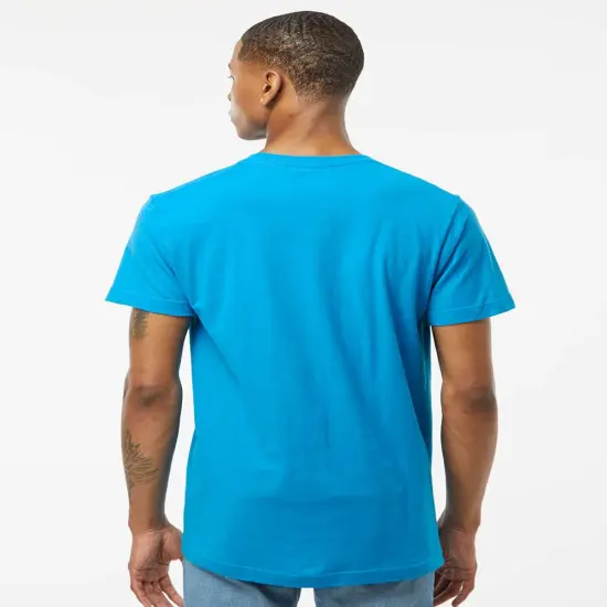 Tultex&reg; Fine Jersey Crew Neck Short Sleeve T-Shirt Navy {7}