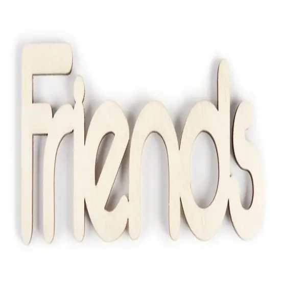 CousinDIY Unfinished Wood Script Phrase {2}