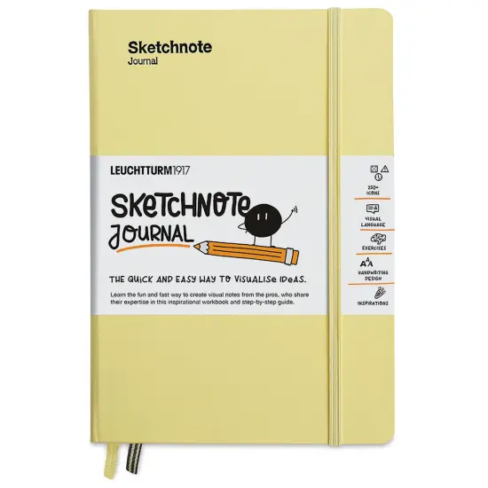 Leuchtturm1917 Hardcover Sketchnote Journal - Vanilla, 5-3/4" x 8-1/4" {1}