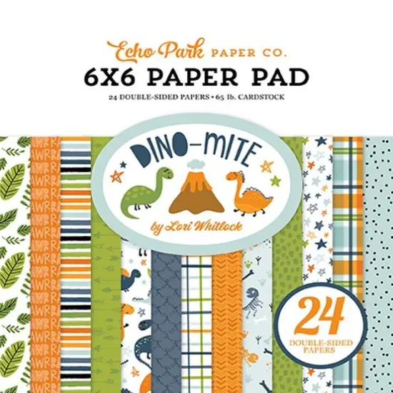 Echo Park Dino-Mite 6x6 Paper Pad {1}