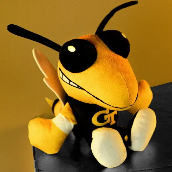 Bleacher Creatures Georgia Tech Yellow Jacket Mascot 8" Kuricha Sitting Plushies {6}