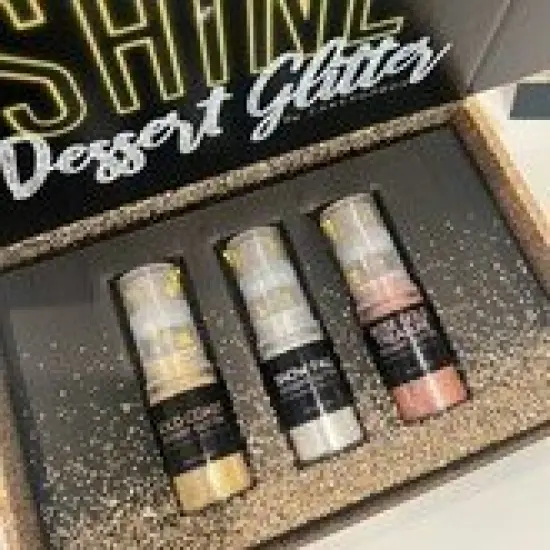 Shine Dessert Glitter: Set of 3 Edible Glitter Pumps *Best Selling* {2}