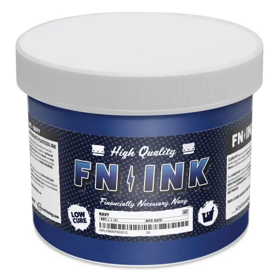 FN Ink Plastisol Screen Printing Ink - Navy, Quart {1}