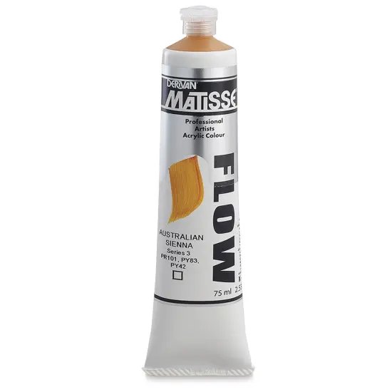 Matisse Flow Acrylic Paint - Australian Sienna, 75 ml {1}
