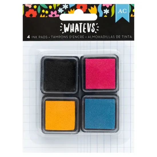 American Crafts Whatevs Ink Pads-4/Pkg {1}