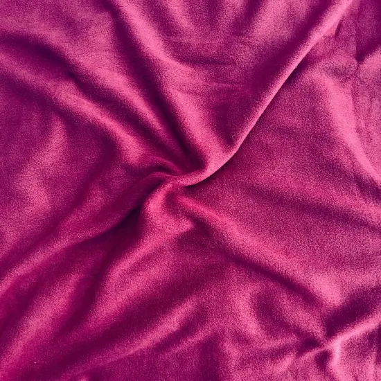 FabricLA | Fleece Fabric By The Yard | 72"X60" Inch Wide | Anti Pill Polar Fleece | Soft, Blanket, Throw, Poncho, Pillow Cover, PJ Pants, Booties, Eye Mask - Burgundy (2 Yard) {1}