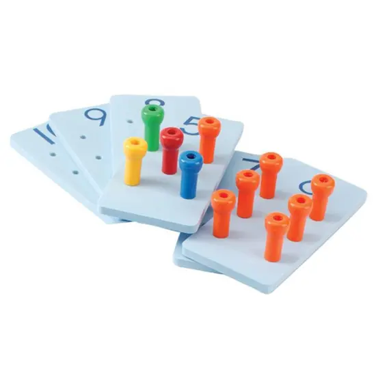 Creative Minds Peg It Number Boards {4}