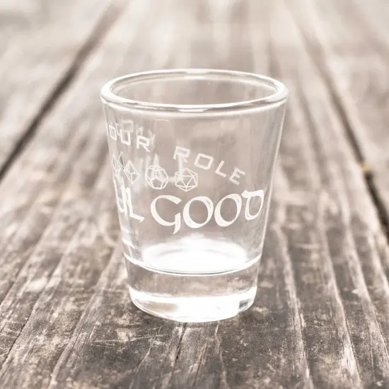 2oz Lawful Good - Know Your Role - Shot Glass {1}