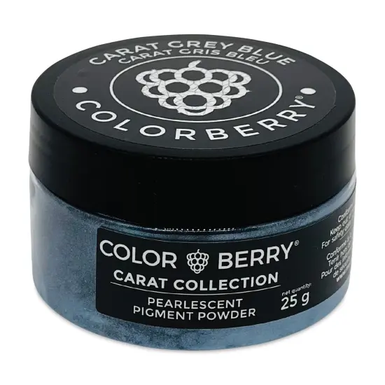 Colorberry Carat Collection Dry Resin Pigment - Grey Blue, 25 g, Jar {1}