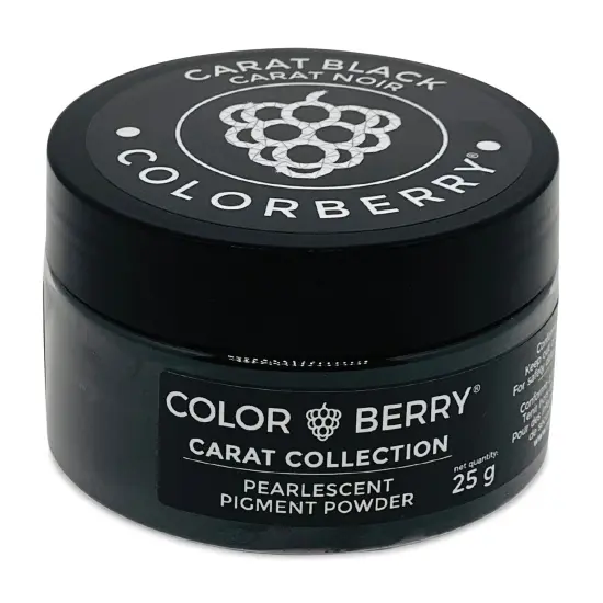 Colorberry Carat Collection Dry Resin Pigment - Black, 25 g, Jar {1}