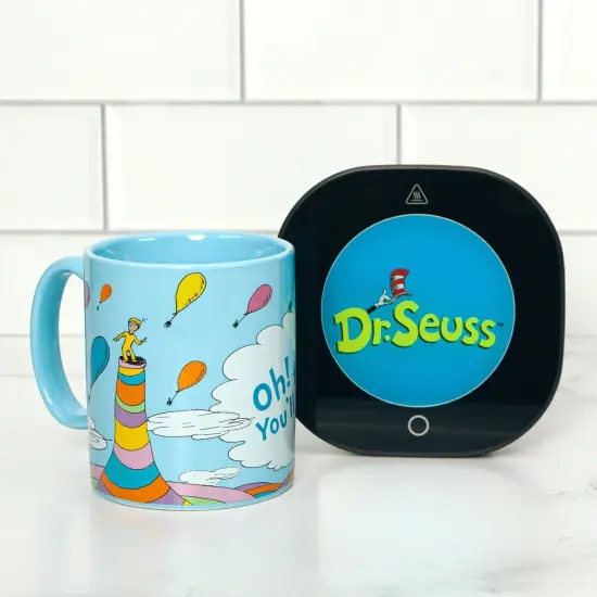 Uncanny Brands Dr. Seuss Oh, the Places You'll Go Mug with Warmer {3}
