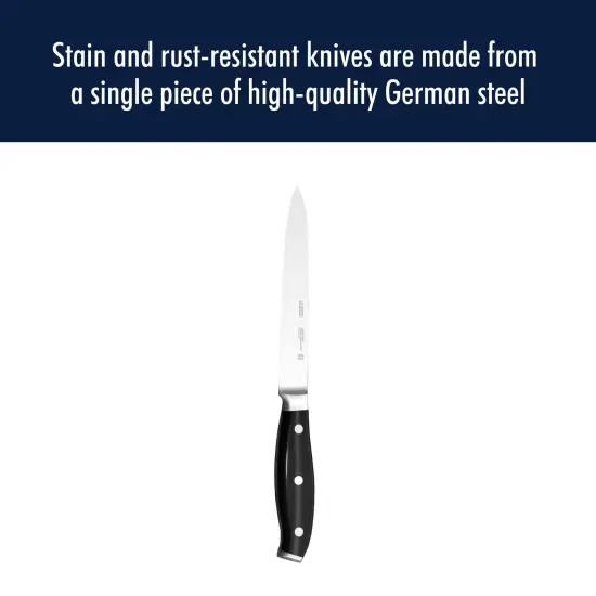 Henckels Forged Premio 5-inch Serrated Utility Knife {4}