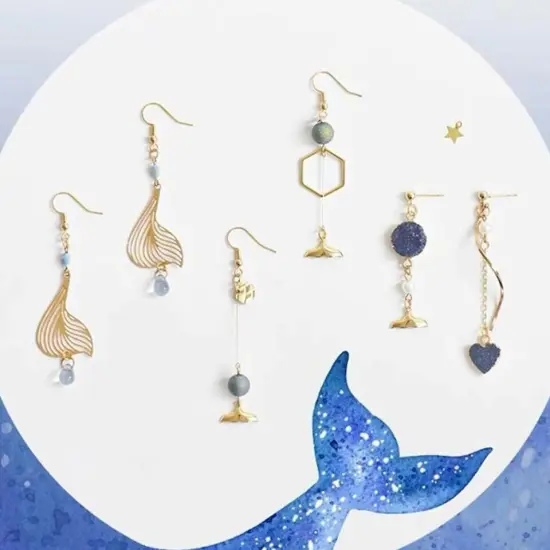 DIY JEWELRY Making Findings Earring Hook Coil Ear Wire French Hook Gold {4}