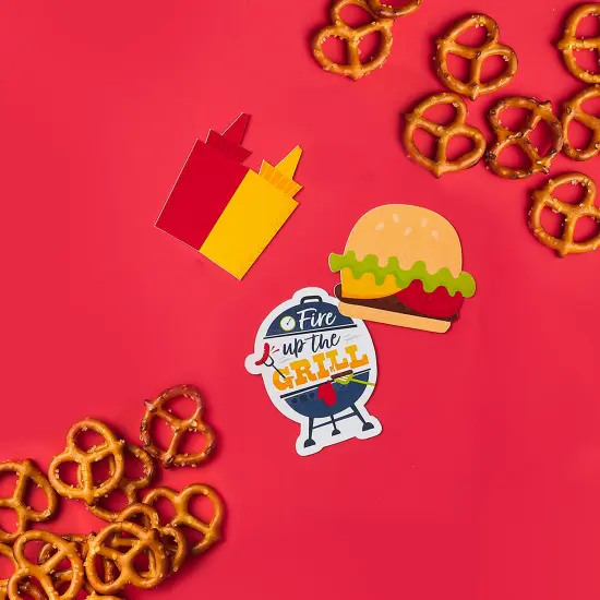 Big Dot of Happiness Fire Up the Grill - DIY Shaped Summer BBQ Picnic Party Cut-Outs - 24 Count {3}