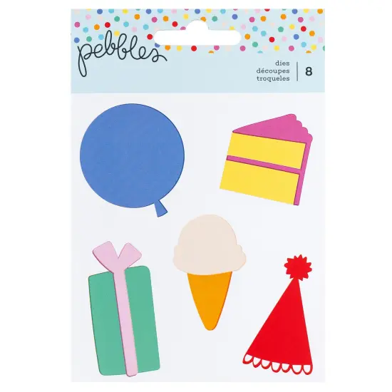 Pebbles All The Cake Die Set-8/Pkg {1}