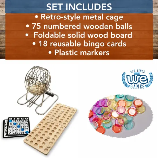WE Games Deluxe Bingo Game Set {3}