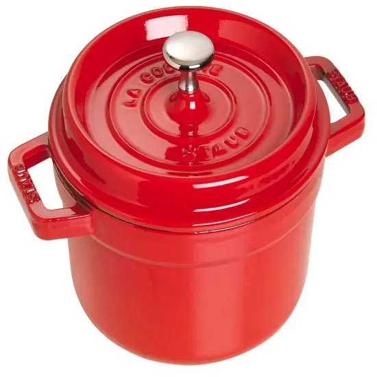 STAUB Cast Iron 9-qt Round Cocotte {3}