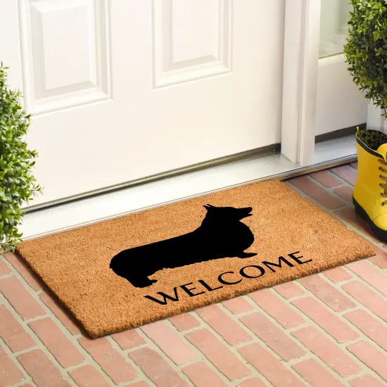 Pembroke Welsh Corgi Doormat {4}