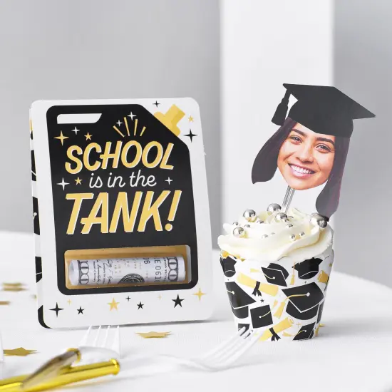 Big Dot of Happiness Assorted Graduation - DIY Graduation Cash Holder Gift - Funny Money Cards - Set of 6 {3}