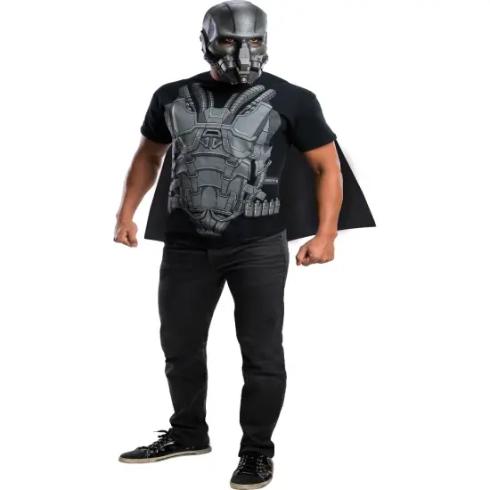 Adult Mens Man of Steel General Zod T-Shirt Costume Top {1}