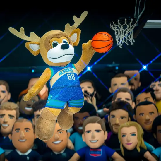 Bleacher Creatures Milwaukee Bucks Bango 10" Mascot Plush Figure (City Edition) {6}