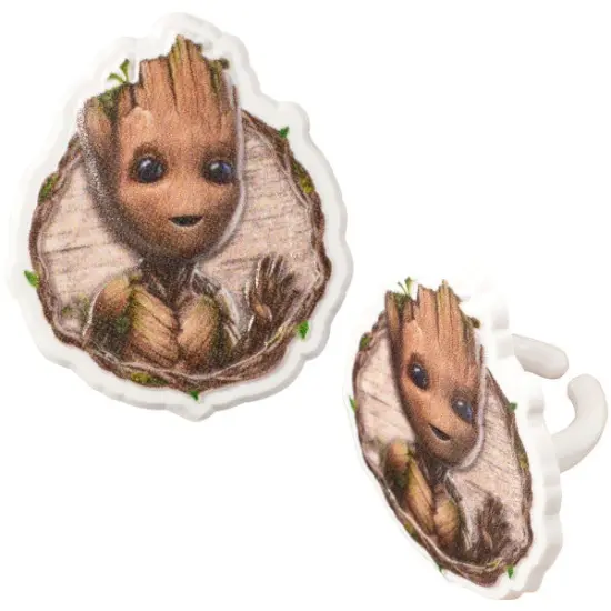 Marvel Studios' I Am Groot Cupcake Rings 24ct {1}