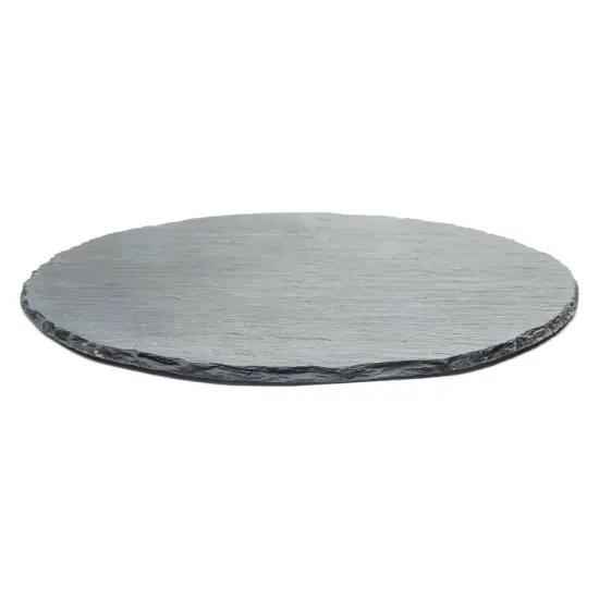 Fox Run 3808 Slate Cheese Board, Round Gray, 12 x 12 x 0.25 inches {1}