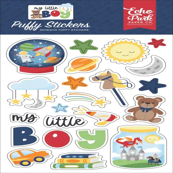 Echo Park Puffy Stickers-My Little Boy {1}