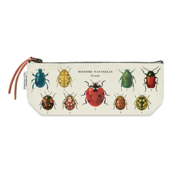Cavallini Vintage Insects Mini Cotton Pouch {1}