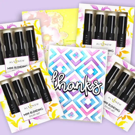 16 Mini Ink Blending Brush Bundle (4 Sets of 4 Brushes) {4}