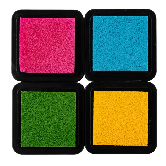 Pebbles Fun In The Sun Inks Pads-4/Pkg {4}