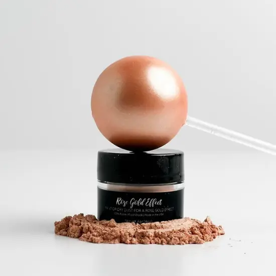 Shine Dessert Glitter: "Rose Gold Effect" - Rose Gold Edible Highlighter {1}