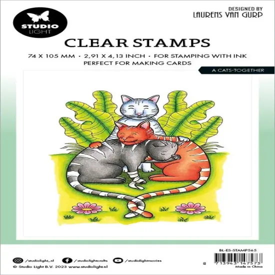 Studio Light Clear Stamp By Laurens-Nr. 565, A Cats-together {3}