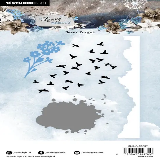 Studio Light In Loving Memory Cutting Dies-Nr. 739, Never Forget {3}